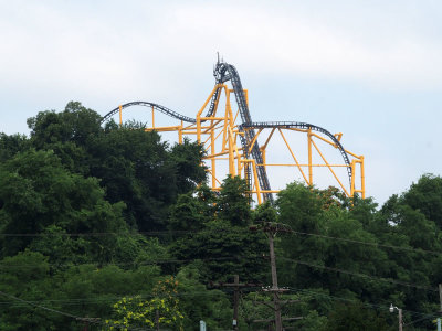 Roller coaster in Kennywood Park