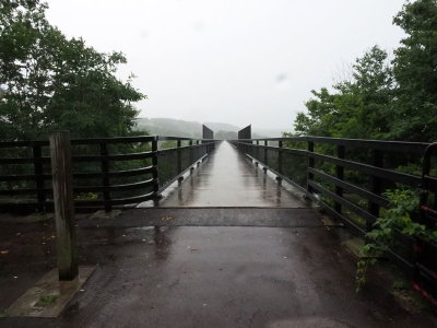 Salisbury Aqueduct in the rain