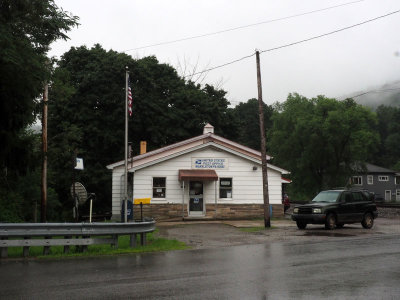 The Markleton post office accross the Youghiogheny river