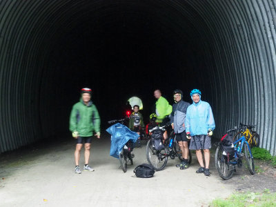 Taking shelter in the Pinkerton tunnel