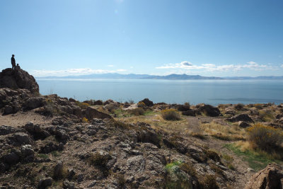 Antelope Island on the Great Salt Lake, Utah