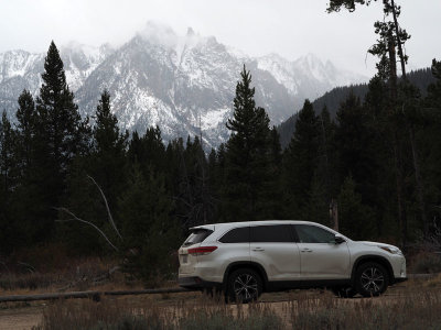 Stopped in the Sawtooth National Recreation Area