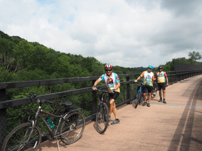 On the bridge over Flaugherty Creek