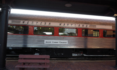 Our dining car at Cumberland station