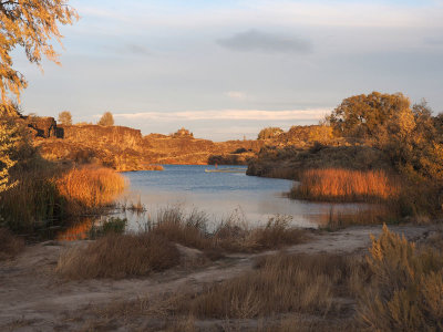 Dierkis Lake, Twin Falls, Idaho, at sunset