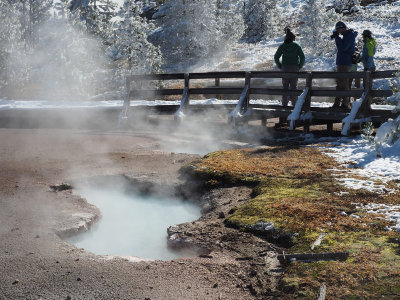 At Artists Paintpots, Yellowstone