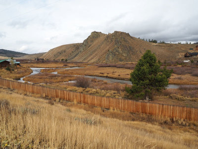 A stream flows through Stanley, Idaho