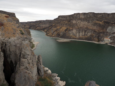 The Snake River beyond Shoshone Falls