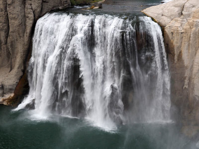 Section of the Shoshone Falls