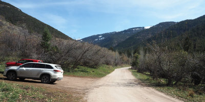 The road into Darby Canyon