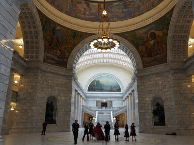 The rotunda of the Utah Capitol Building