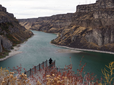 The Snake River beyond Shoshone Falls