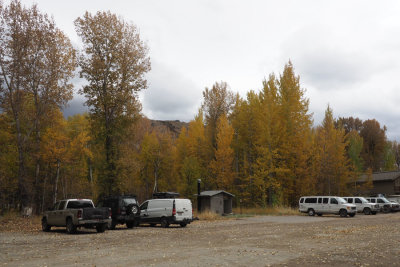 Parking lot for The Big Wood National Recreation Trail