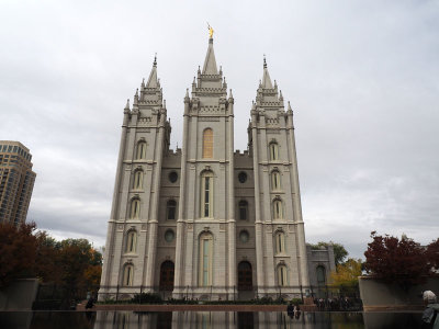 The Mormon Temple in Temple Square