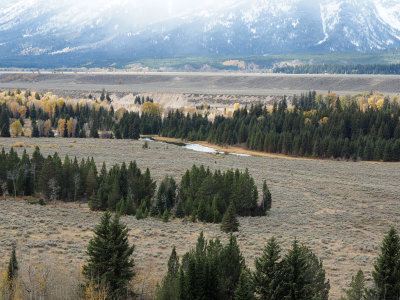 The Jackson Hole Valley and the Snake River