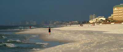 Destin beach in the morning