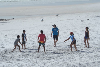Volleyball on the beach