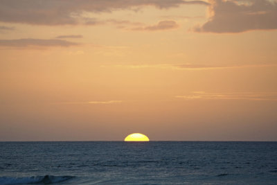 Sunrise on the beach