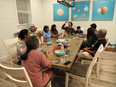 Around the dining table