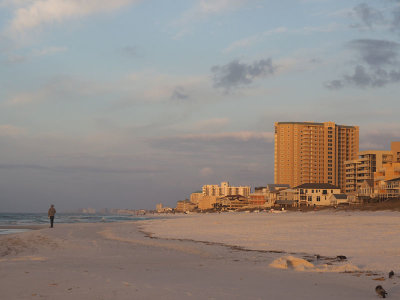 Early morning light on the beach