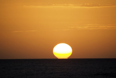 Sunrise on the beach