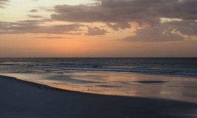 Just before the sun breaks out