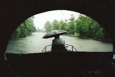 In a houseboat as the monsoons descend