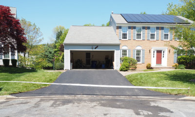 Our repaved driveway