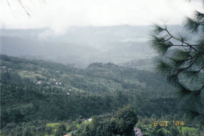 Kausani valley view