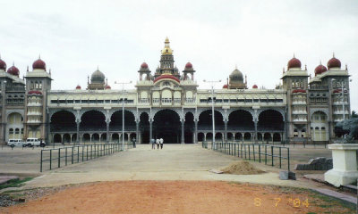 Front of the Mysore Palace