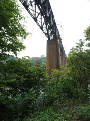 Railroad bridge across the Potomac at Shepherdstown