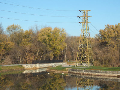 The recently reconstructed Conococheague Aqueduct