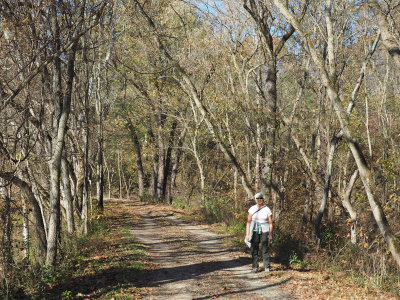 On the trail west of Williamsport