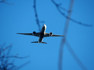 Aircraft flying into Dulles Airport