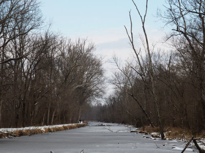 Frozen canal at Dickerson
