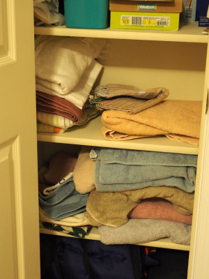The towel closet