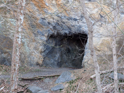Limestone used to extracted from this cave