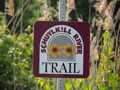 Sign for the trail