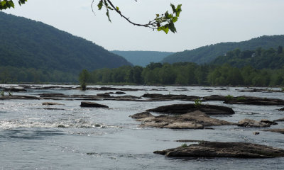 Low water on the Potomac river