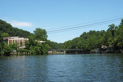 Upstream on the river from the town of Occoquan