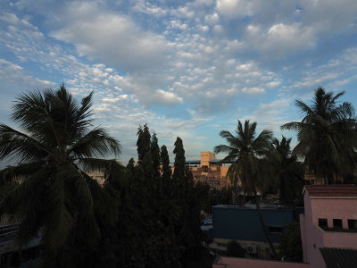 Early morning sky from the terrace