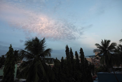 Early morning sky from the terrace