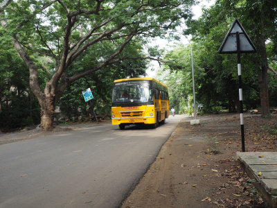The campus bus