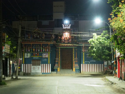 The temple at the end of the street