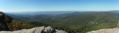 Mary's Rock Summit Panorama