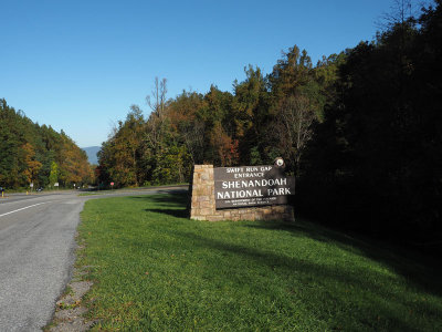 An entrance to the park