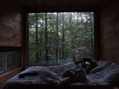 Waking up in a Tiny Home