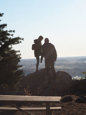At the East parking lot of Sugarloaf