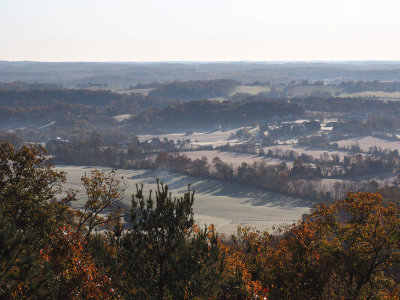 View from East Parking Lot of Sugarloaf Mountain