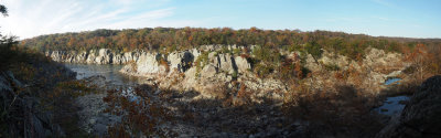 Panorama - Mather Gorge early in the morning